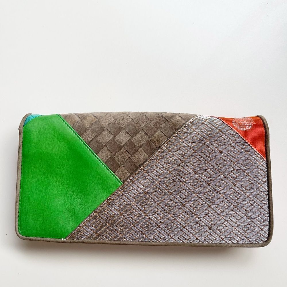 Bottega Veneta Multicolor patchwork Clutch wallet 2004 - Picture 3 of 15